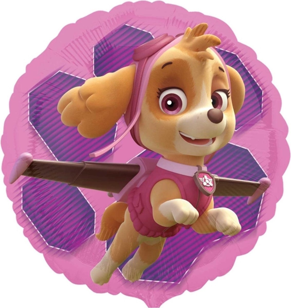 PAW Patrol - Ballon - Folie - Skye & Everest - 43cm - Roze - 1 stuks