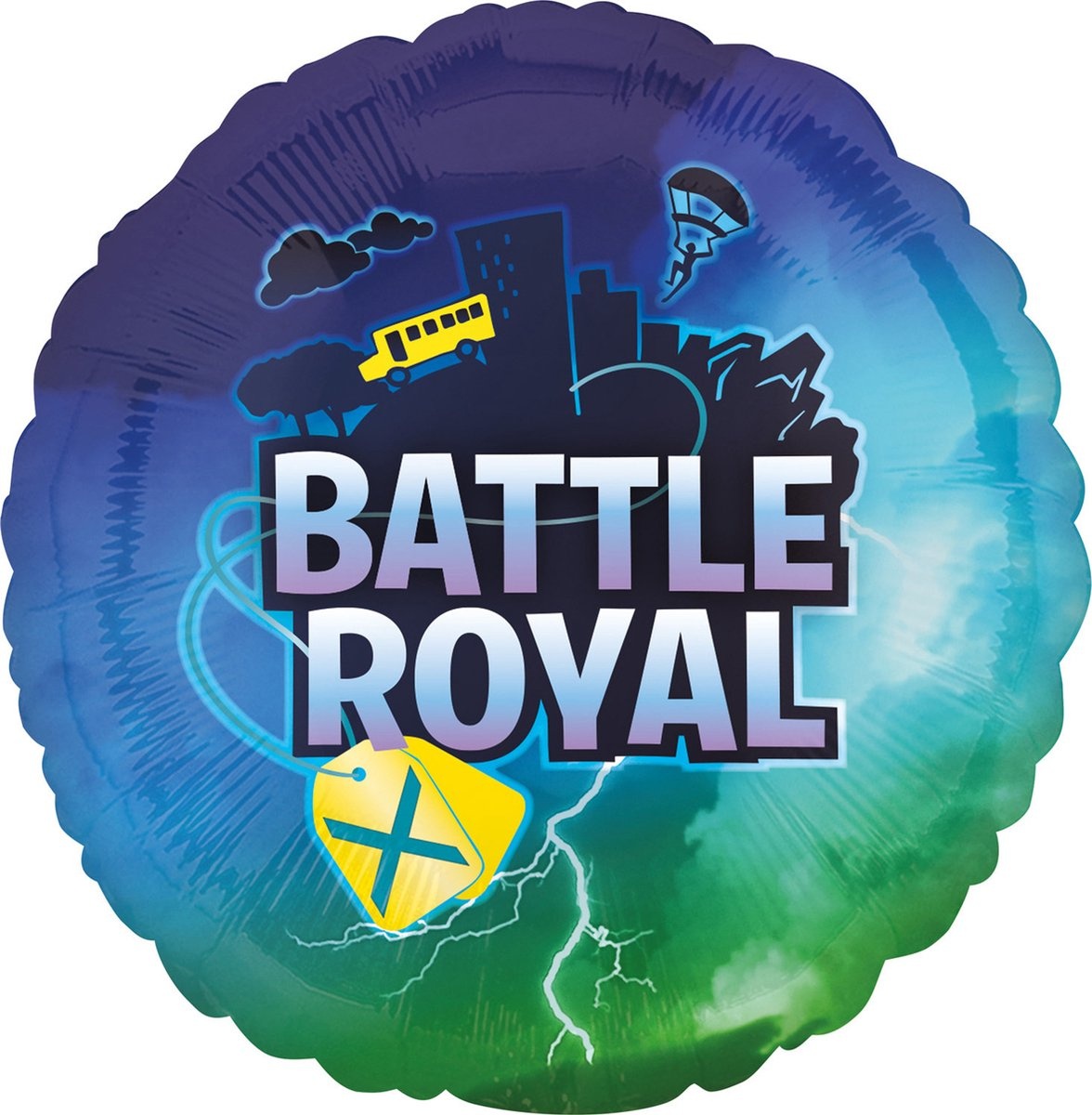 Amscan - Battle Royale ronde folie ballon 43 cm - Fortnite