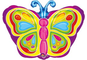 Amscan folieballon Vlinder 43cm