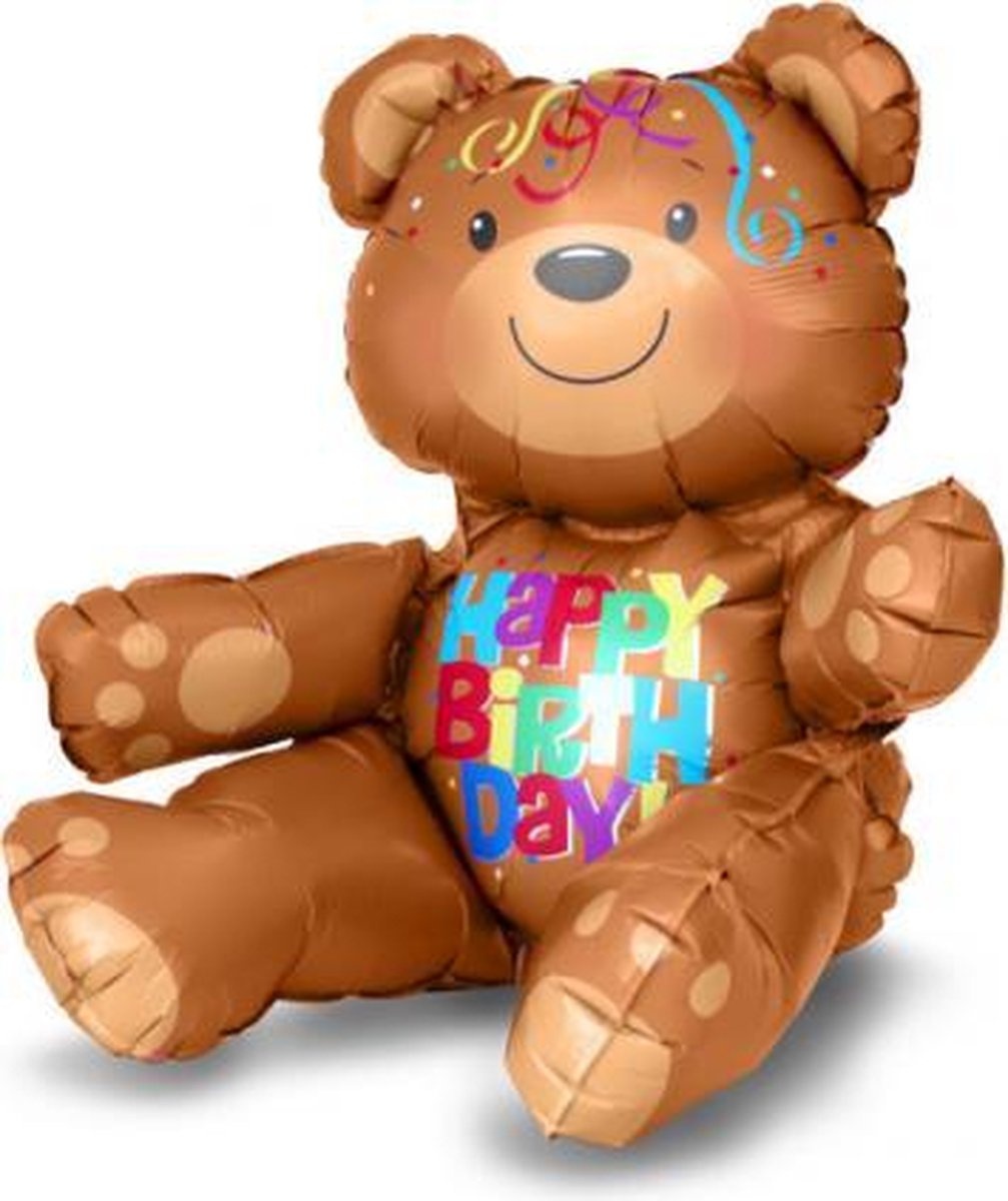 Amscan Happy Birthday Beer Folie Ballon 43 x 48 cm