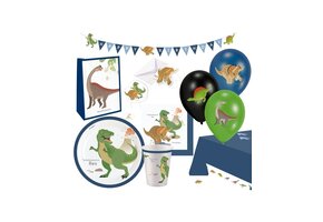 Dino party set - complete set voor Dinosaurus kinderfeestje