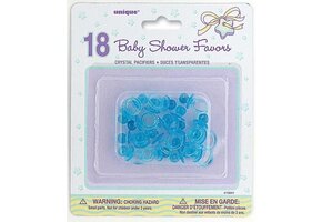 Unique Baby Shower Favors deco speenflesje 15gram 18 Stuks Blauw