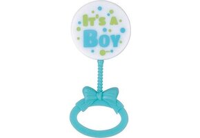 Unique Baby Shower Favors deco Rammelaar it's a boy 4 stuks