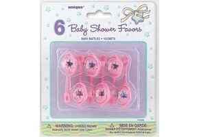 Unique Baby Shower Favors deco Rammelaar it's a girl 6 stuks