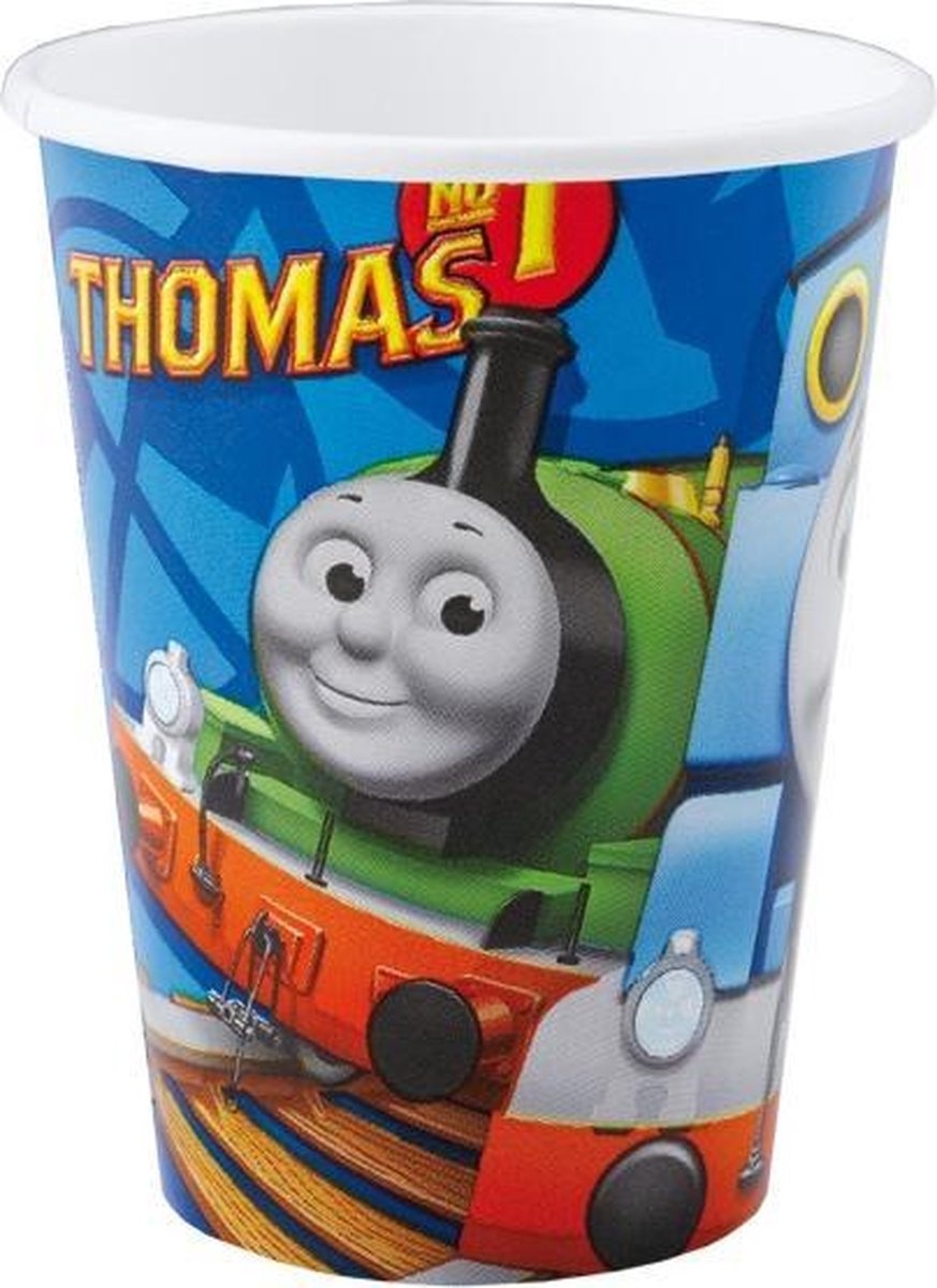 Amscan Feestbekers Thomas & Friends 260ml 8 Stuks