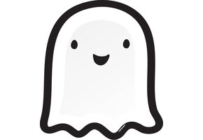 Amscan Feestborden Spook Junior 27cm Kartonnen borden 8 Stuks