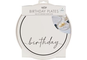 Ginger Ray - Ginger Ray - Borden champagne noir Happy Birthday