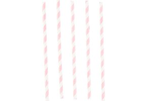 Amscan - Papieren Rietjes Zeemeermin 12 Stuks