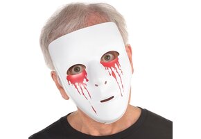 Amscan Gezichtsmasker Bloederige Ogen 24 Cm Polyester One-size