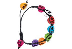 Amscan Armband Skull Day Of The Dead One-size