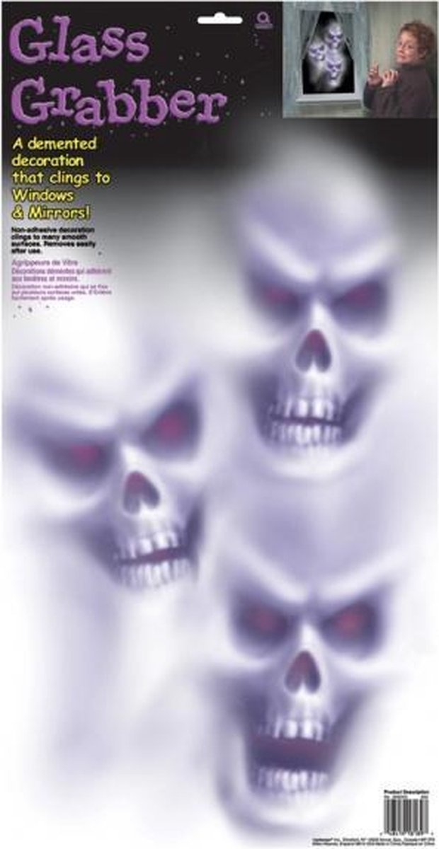 Amscan Raamdecoratieset Halloween-spoken Wit 3-delig