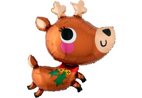 Amscan - Folieballon Supershape Rendier 76 x 76 cm