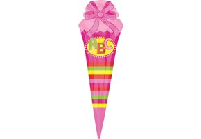 Amscan Folieballon School ABC roze 35x111cm