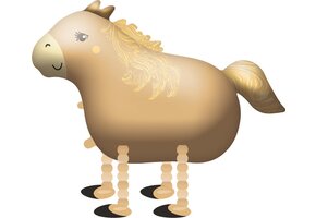 Amscan Folieballon Walking Horse Junior 54 X 96 Cm Bruin
