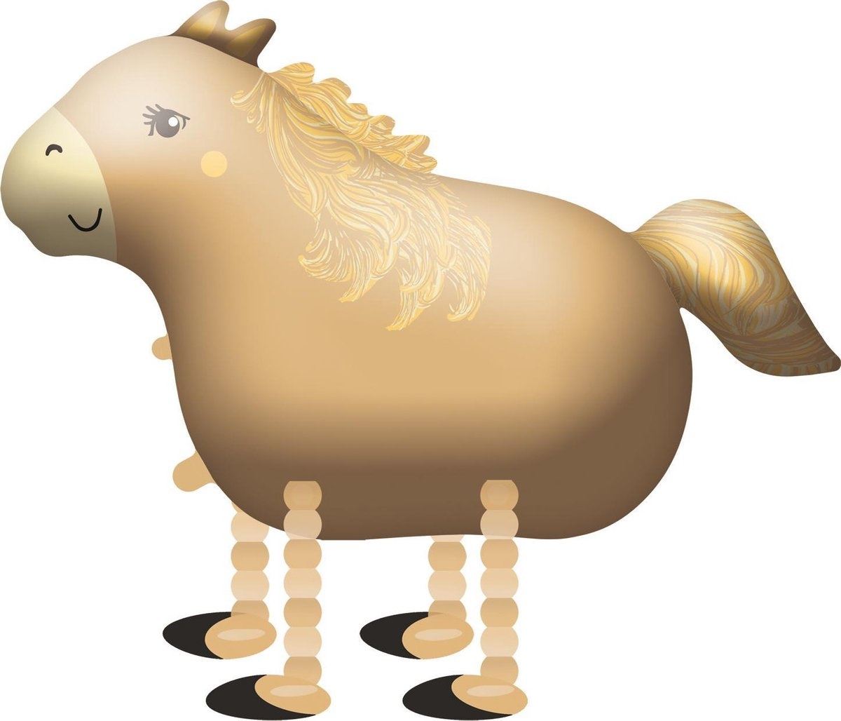 Amscan Folieballon Walking Horse Junior 54 X 96 Cm Bruin