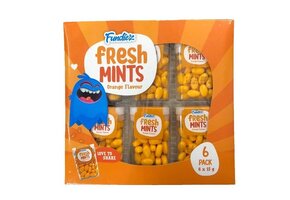 Fundiez Fresh Mints orange smaak 6x15g