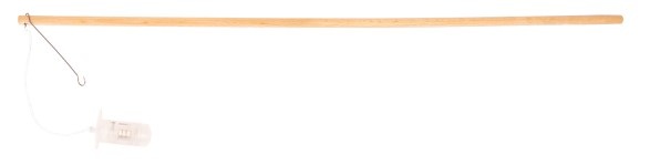 Amscan Lantaarnstok met LED lampje -  Junior 50 Cm Hout Lampionstok Bruin