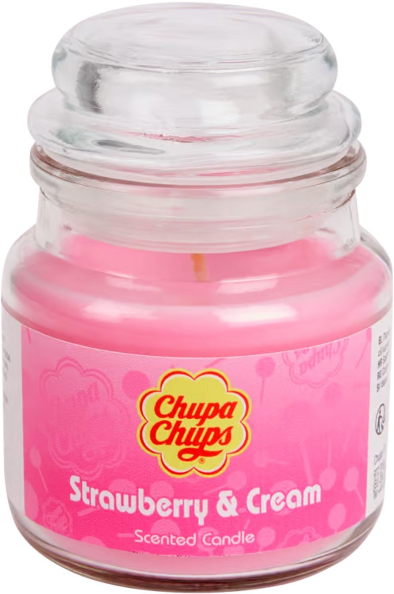 Chupa Chups Strawberry & Cream Geurkaars 85 g