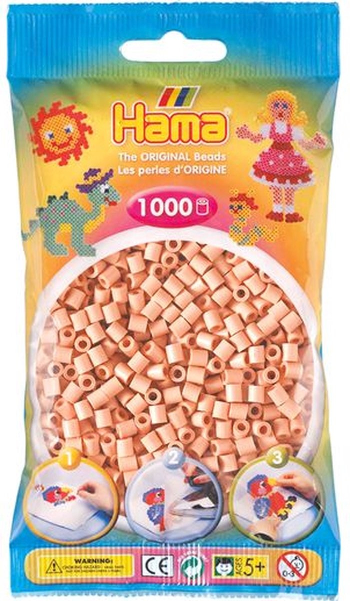 Hama Strijkkralen - 1000 stuks - Licht roze