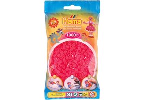 Hama Strijkkralen -1000 stuks - Neon roze