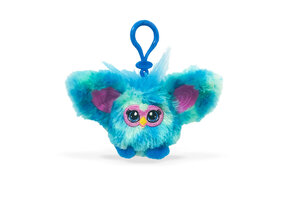 Furby Pluche Sleutelhanger 6cm blauw