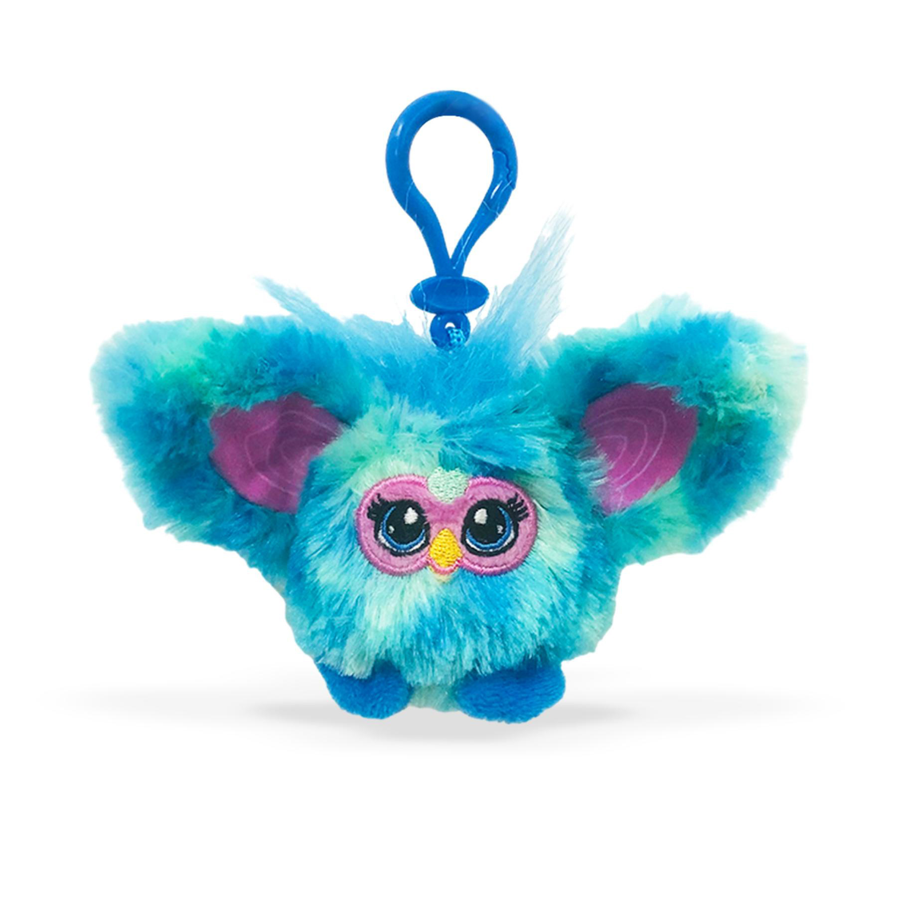 Furby Pluche Sleutelhanger 6cm blauw