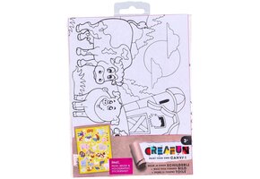 Creafun Schilderen op Canvas + Stickers