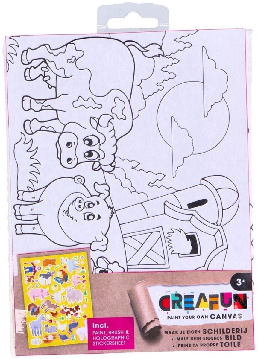 Creafun Schilderen op Canvas + Stickers