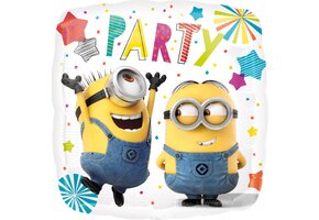 AMSCAN - Aluminium ballon Minions Party! 43x43cm