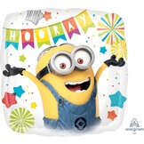AMSCAN - Aluminium ballon Minions Party! 43x43cm