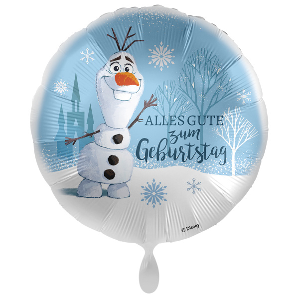 Frozen Olaf Verjaardag Folieballon 45cm