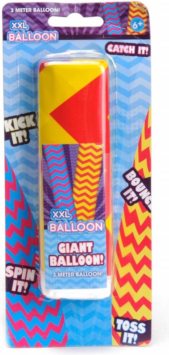 XXL Ballon - 3 meter - speelgoed ballon om mee buiten te gooien - 1 exemplaar assorti uitgeleverd