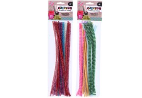 Creafun Chenille 29 cm 35 Stuks - 1 setje assorti uitgeleverd