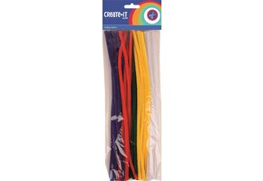 Chenille assorti Create-it 50 stuks - 1 set assorti uitgeleverd