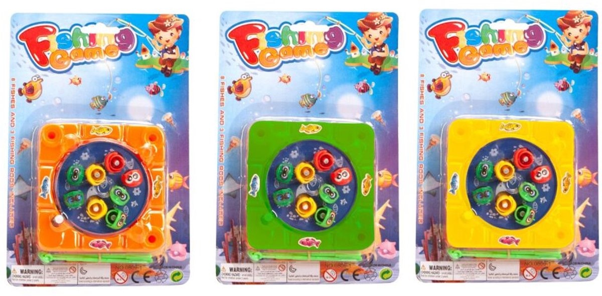 Fishing game - Mini hengelspel - 1 exemplaar assorti uitgeleverd