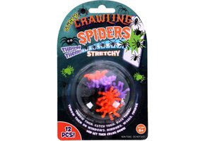 Sticky Crawling Spiders - Raamlopers set van 12 stuks