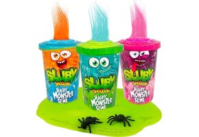 Sluby Harig Slijm potje - 1exemplaar assorti uitgeleverd