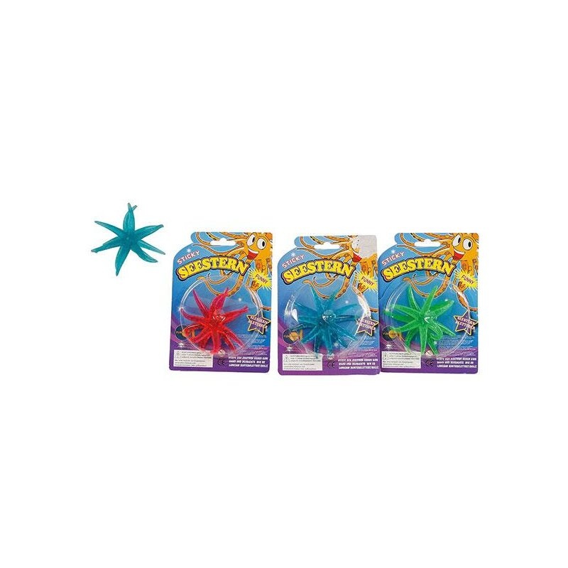 Sticky Starfish - Raamloper - 1 stuk assorti uitgeleverd