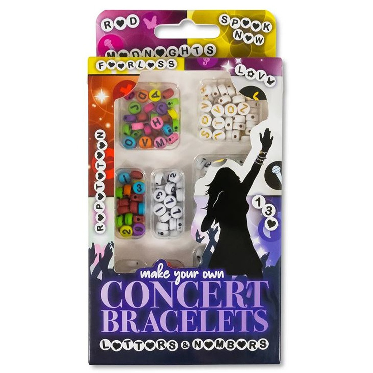 Concert Bracelets - Letters & Numbers - Maak je eigen armbandjes