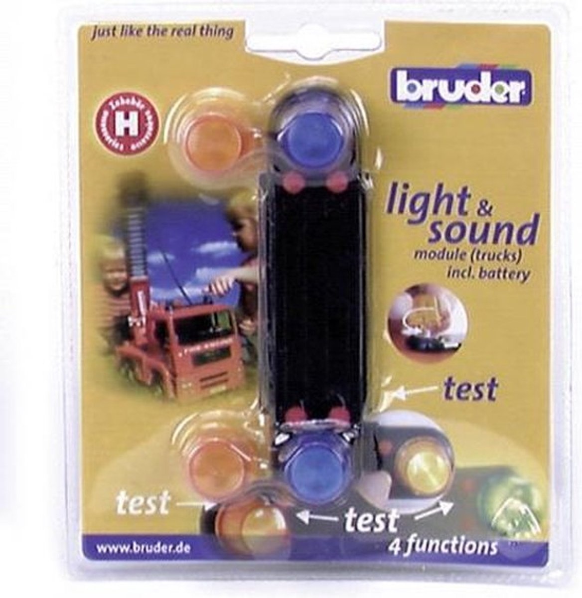 Bruder Licht en geluid module