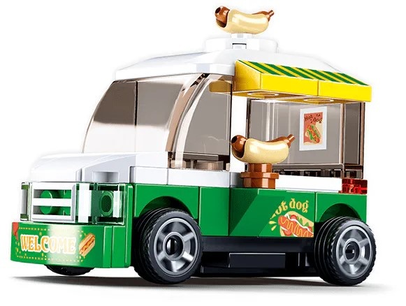 Sluban - Hotdog Car Set M38-B0933A