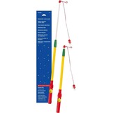 Lampion Lantaarnstok telescopisch verstelbaar 41-58cm met lampje
