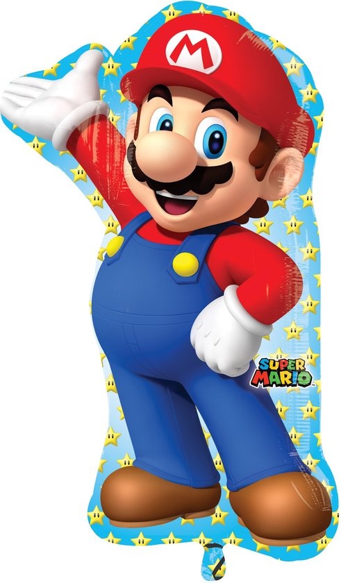 AMSCAN - Aluminium Super Mario videogame ballon - Decoratie > Ballonnen