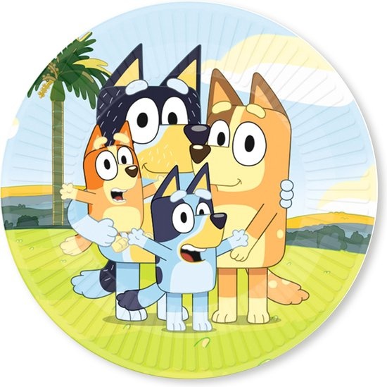 RIETHMULLER - 8 Bluey borden 23 cm