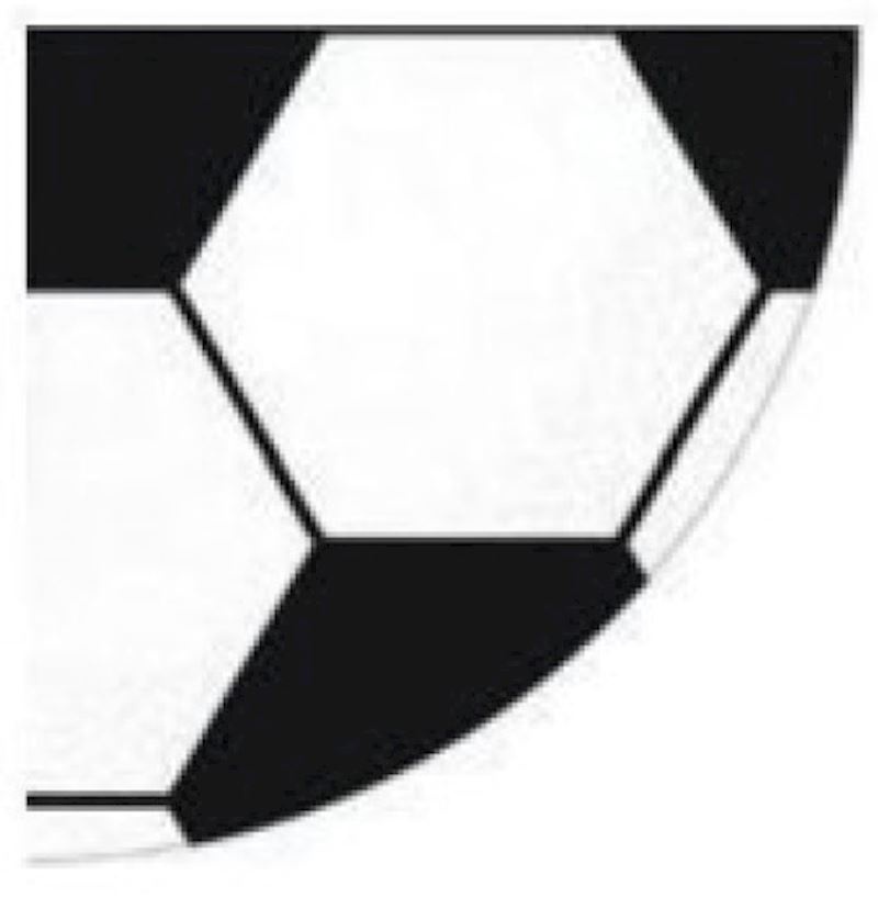 Voetbalservetten rond 32cm - 12 stuks