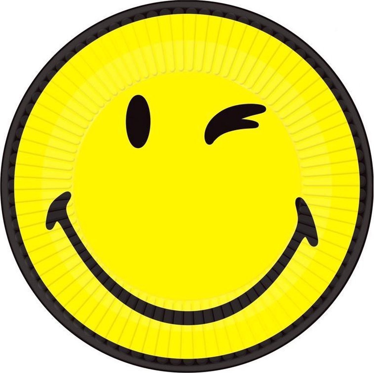 Amscan Feestborden Junior 23 Cm Karton Geel 8 Stuks