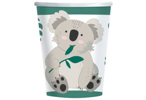 8 papieren bekertjes Sweet Koala 250ml