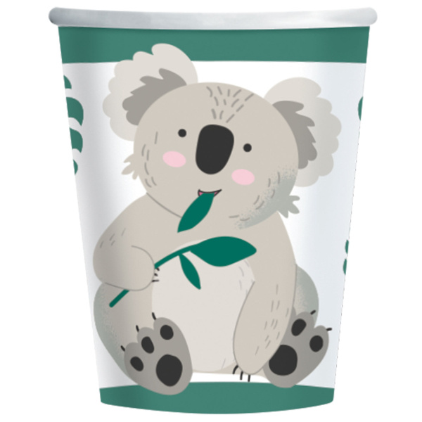8 papieren bekertjes Sweet Koala 250ml