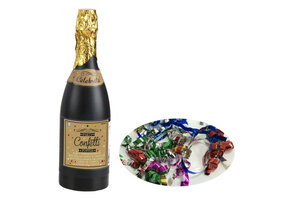 Confetti kanon Champagne fles 33cm