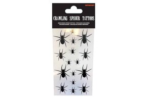 Crawling Spider Tattoos - Plak Tatoeages kruipende spinnen
